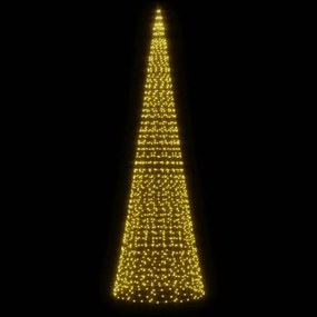 meleg fehér LED karácsonyfa zászlórúdra 1534 LED 500 cm