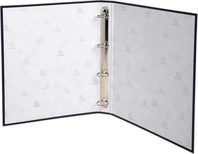 Gyűrűs könyv, 4 gyűrű, 40 mm, A4, karton, EXACOMPTA, fekete (EX51371E)