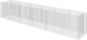 vidaXL horganyzott acél gabion magaságyás 540 x 90 x 100 cm