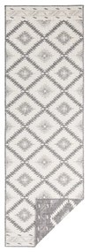 Malibu szürke-krémszínű kültéri szőnyeg, 80 x 250 cm - NORTHRUGS