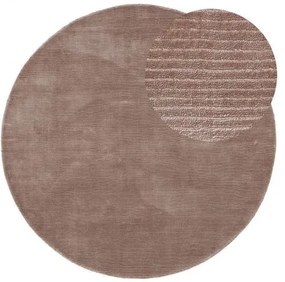 Viszkóz szőnyeg Chiara Beige/Rose o 150 cm kör alakú