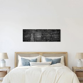 Kép - szerelem, számok (órával) (90x30 cm)