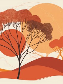 Poszter 75x100cm Az utolsó napsugarak