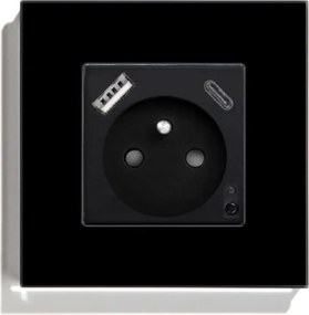 Konnektor Usb A+c 20W Wifi Üveg Érintkező Tuya Energia Mérés