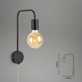 Briloner 2086-015 - Fali lámpatest 1xE27/10W/230V