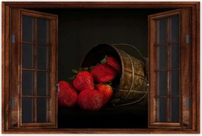 Poszterek 90x60 Természetes eper