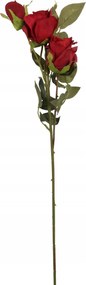 Ág 3 rózsa 65cm piros Művirág Goliat