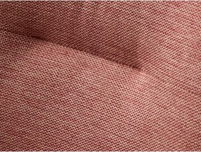 Rózsaszín kárpitozott karfás étkezőfotel Roxana – Unique Furniture