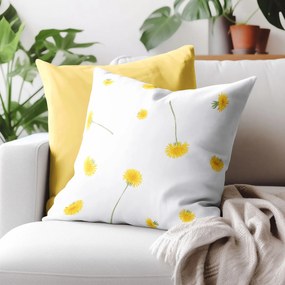 Goldea pamut párnahuzat - pitypangok 40 x 40 cm