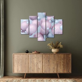 Absztrakt kép - Pasztell gömbök (150x105 cm)
