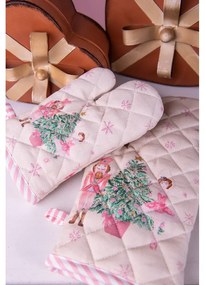 Pastel Nutcracker gyerek edényfogó kesztyű 12x21cm,100% pamut