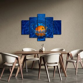 Kép - narancs a vízben (150x105 cm)