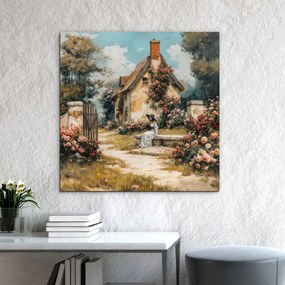 DUBLEZ | Eredeti művészeti kép - Vintage Garden | Prémium UV nyomtatás