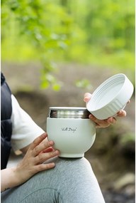 Fehér rozsdamentes acél ételtartó termosz 680 ml Fuori – Vialli Design