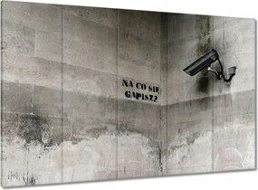 Festmények 100x70 Banksy Mit bámulsz