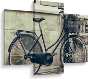 Kép - Vintage kör virágokkal (90x60 cm)
