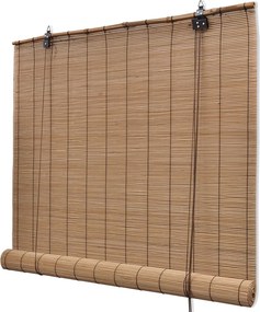 vidaXL Barna Bambusz Roló 140 x 160 cm