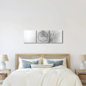 Kép - Delicate Lily (órával) (90x30 cm)