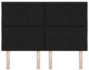 LED Fejtámla Gyémánt Blokk Design Fekete 144 cm Szövet