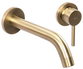 Falra szerelhető csaptelep Rea OWEN Gold Brush + BOX