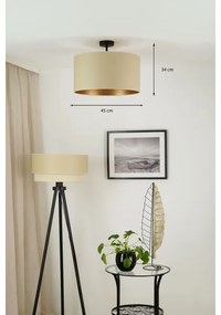 Brilagi - OREGON ROLLER VEGE mennyezeti lámpa 1xE27/15W/230V, 45 cm, bézs