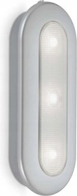 Led lámpa Briloner Lero Beltéri 15,2 cm ezüst 0,4W 68lm IP20