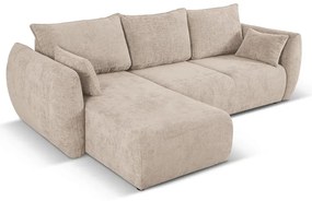 Bézs sarokkanapé (bal oldali) Matera – Cosmopolitan Design