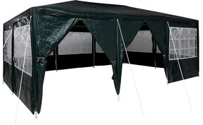 vidaXL Partysátor Zöld 600 x 400 x 266 cm Polietilén