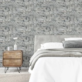 Arthouse Signature 1 Slate Wall szürke kőfal mintás papír tapéta – 909704