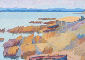 Fotótapéta Fali ragasztó szett Tengeri kilátás 208x146 Ragasztó