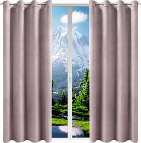 Kész függöny velvet 140x230 átlós velúr gurulós szett