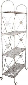 Fém polc 76x47x177 cm méh