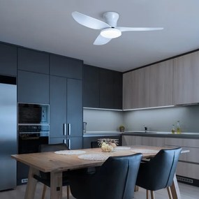 Brilagi - LED állítható mennyezeti ventilátor 30W 230V 3000-6500K fehér + DO