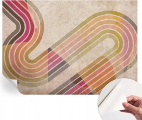 Dekoratív öntapadós fotótapéta Hálószobába Geometrikus vonalak 208x146