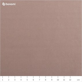 Magic barnásbézs bársony kanapé, 230 cm - Scandic