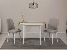 Étkező szett Vlasta 3 (fehér + krém) (2 főre). Akció -20%. 1093765