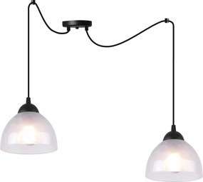 Mennyezeti Lámpa Lógó Csillár Pók Loft Fekete Fehér Üveg Asztal Felett