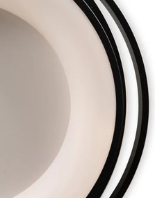 BRILAGI - LED dimmelhető mennyezeti lámpatest FLARE LED/84W/230V 47x51 cm fekete + távirányító