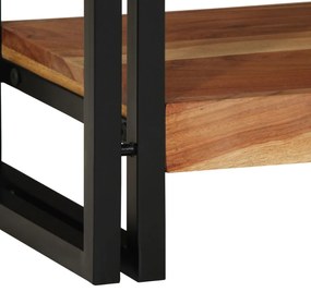 Konzolasztal 120x33x75 cm Tömör akácfából
