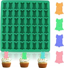 Szilikon Forma Csokoládéhoz, Pralinéhoz, Jégkrémhez Dongók 48 Helyes