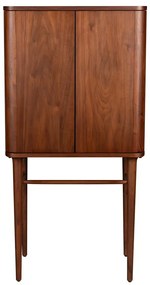 Barna szekrény tolóajtóval diófa dekorral 62x125x45 cm Morrison – Dutchbone