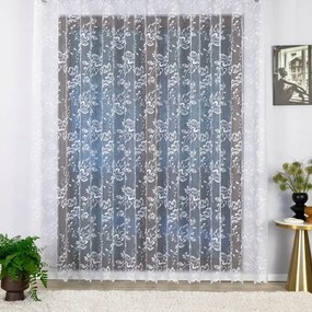 Függöny Kész Virágok Valódi Jacquard SZALAG150X185