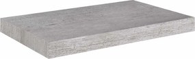 vidaXL betonszürke MDF lebegő fali polc 50 x 23 x 3,8 cm