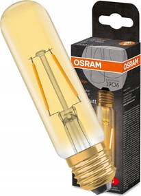 Led izzó E27 Tubular 2,5W 20W 200lm 2000K Meleg 300° Filament Osram