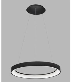 LED2 - LED Csillár zsinóron BELLA LED/48W/230V 3000K/4000K fekete