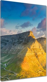 Vászonkép 80x120 Naplemente Hegyek Kilátás