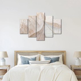 Kép - Bézs levelek (150x105 cm)