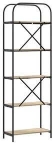 Könyvespolc sonoma tölgy 60 x 30 x 183 cm Faanyag