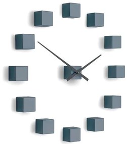 Future Time FT3000GY Cubic grey Design falra ragasztható óra, átmérő 50 cm