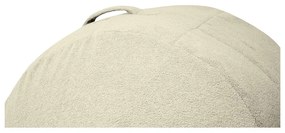 Világosszürke buklé babzsákfotel Roll 135 – SLOWDOWN